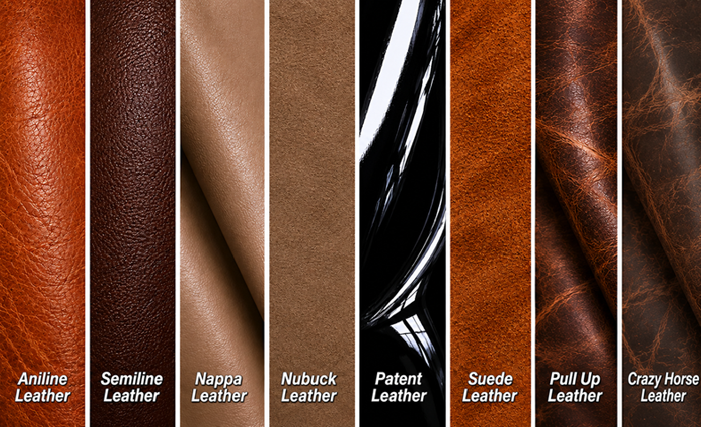 Leather Types and Finishes